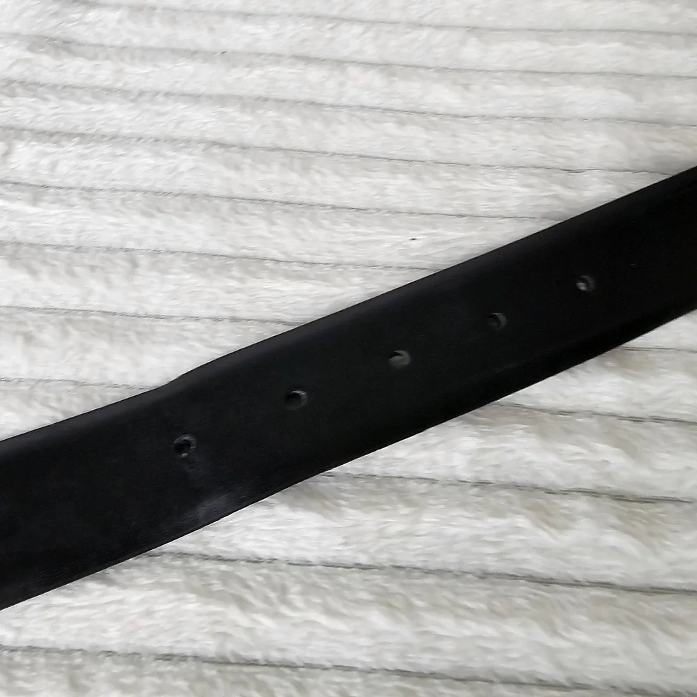 Geoffrey Beene Mens Reversible Leather Belt 42 Black Brown Classic Professional